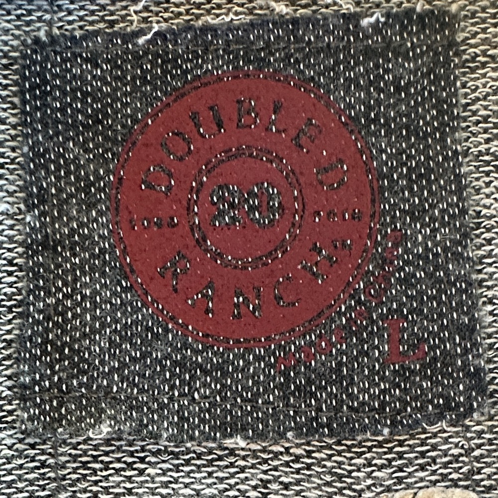 Gray Double D Ranch Western Embroidered Shirt - Picture 7 of 9